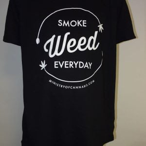 T-Shirt Ministry of Cannabis Męski Smoke
